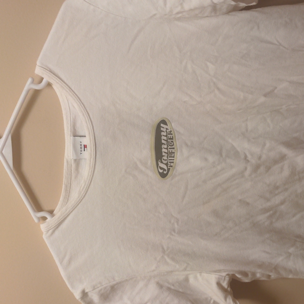 Women's 100% cotton ss t shirt. White